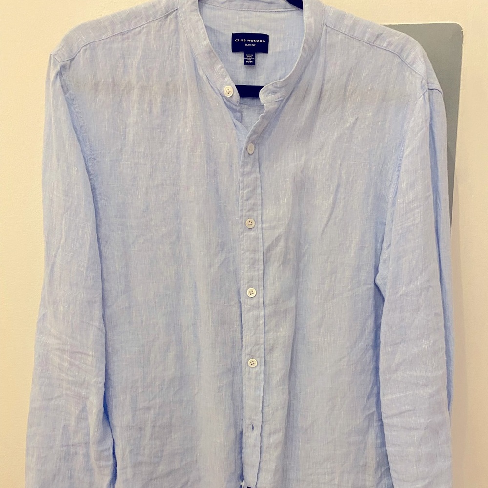 Club Monaco mens linen shirt.